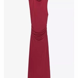 Zara Burgundy Maxi Dress